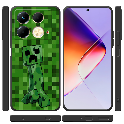 Чехол BoxFace Infinix Note 40 4G Minecraft Creeper