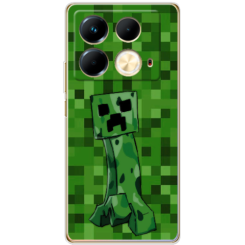 Чехол BoxFace Infinix Note 40 4G Minecraft Creeper