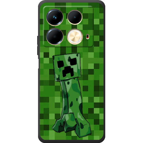 Чехол BoxFace Infinix Note 40 4G Minecraft Creeper