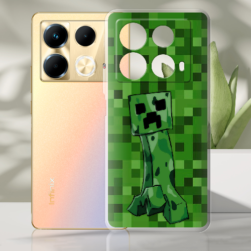 Чехол BoxFace Infinix Note 40 4G Minecraft Creeper