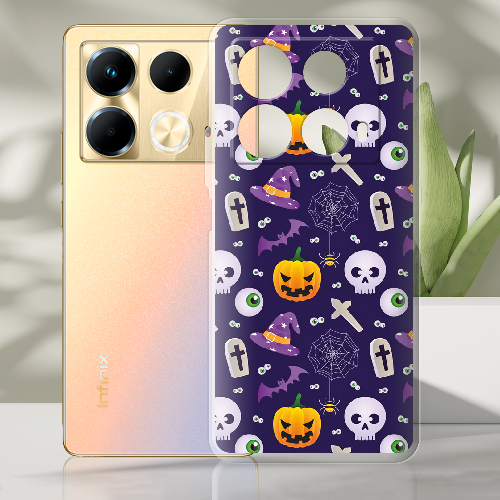 Чехол BoxFace Infinix Note 40 4G Halloween Purple Mood