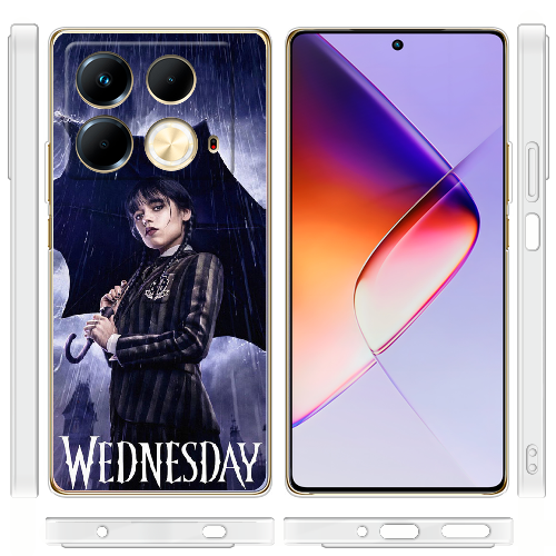 Чехол BoxFace Infinix Note 40 4G Wednesday Addams