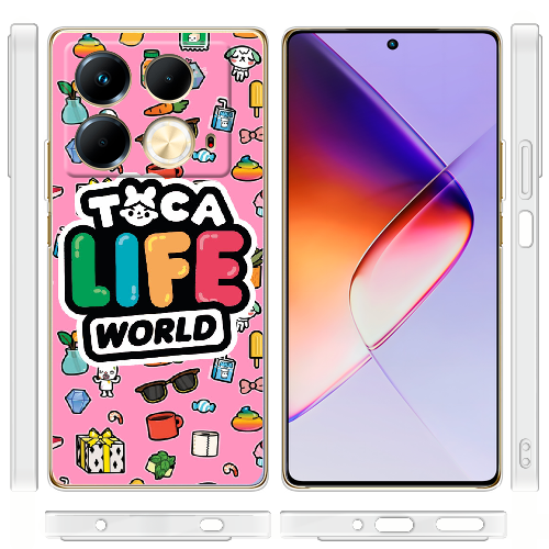 Чехол BoxFace Infinix Note 40 4G Toca Boca Life World