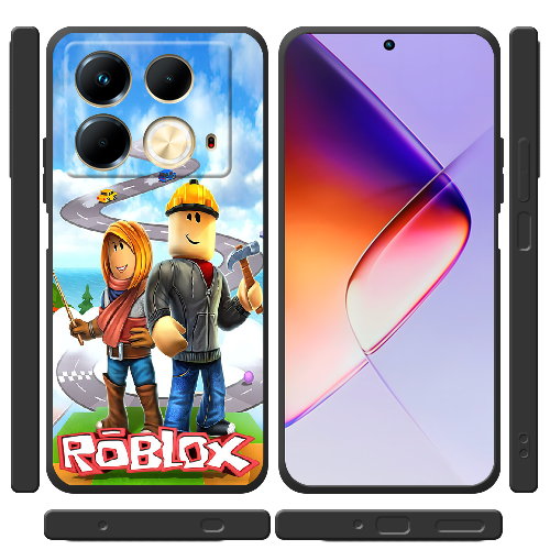 Чехол BoxFace Infinix Note 40 4G Roblox Білдерман