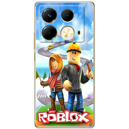 Чехол BoxFace Infinix Note 40 4G Roblox Білдерман