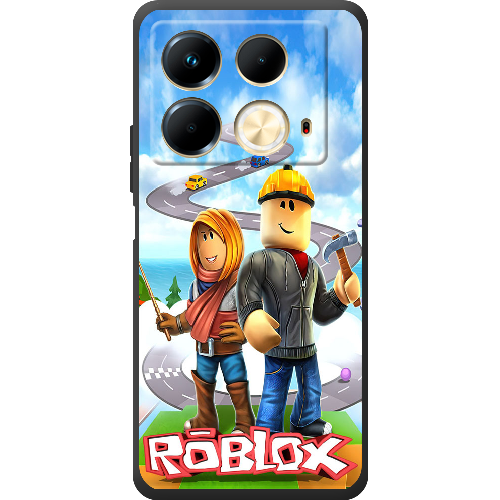 Чехол BoxFace Infinix Note 40 4G Roblox Білдерман