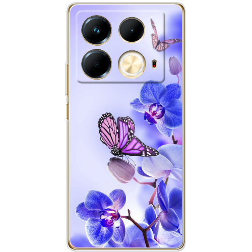 Чехол BoxFace Infinix Note 40 4G Orchids and Butterflies