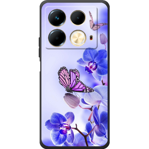 Чехол BoxFace Infinix Note 40 4G Orchids and Butterflies