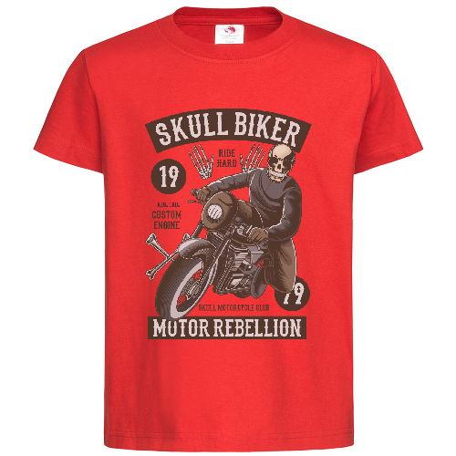 Футболка мужская Skull Biker