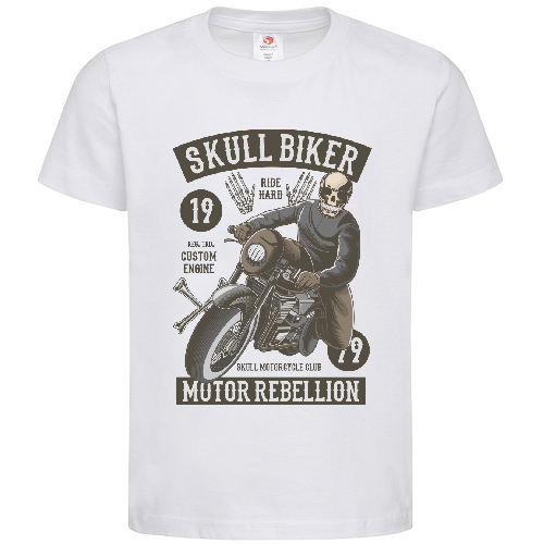 Футболка мужская Skull Biker