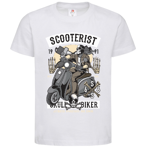 Футболка мужская Skull Scooterist