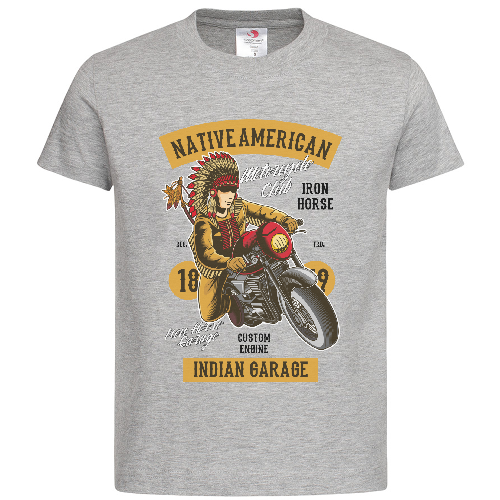 Футболка мужская Native American Biker