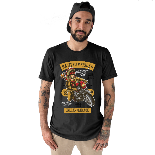 Футболка мужская Native American Biker