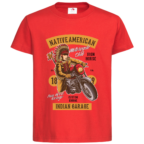 Футболка мужская Native American Biker