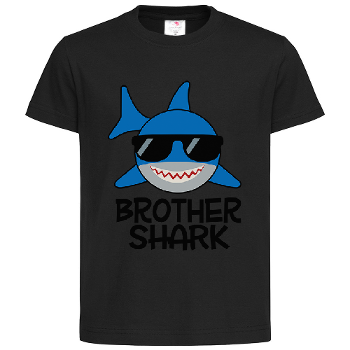 Футболка мужская Baby Shark Brother Акула в очках