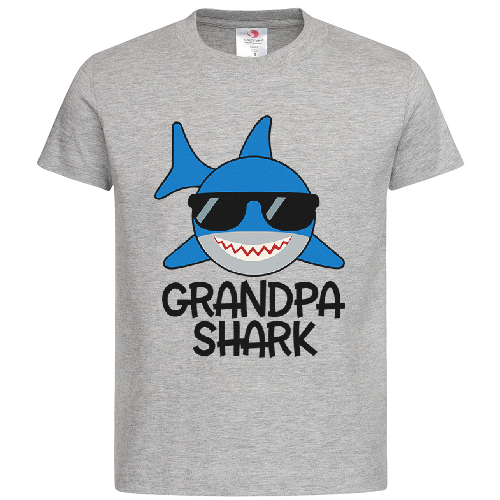 Футболка мужская Baby Shark Grandpa Акула в очках