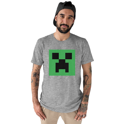 Футболка мужская Minecraft Creeper Face