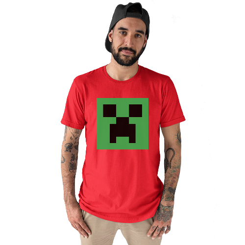 Футболка мужская Minecraft Creeper Face