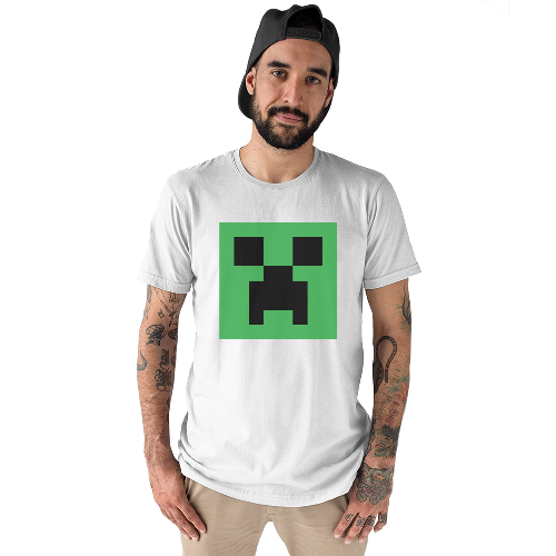 Футболка мужская Minecraft Creeper Face