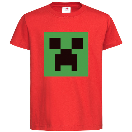 Футболка мужская Minecraft Creeper Face