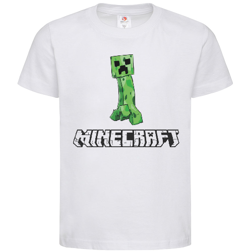 Футболка мужская Minecraft Creeper on a walk