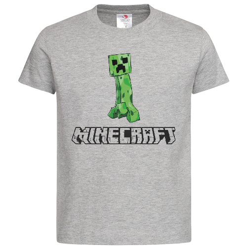 Футболка мужская Minecraft Creeper on a walk