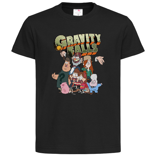 Футболка мужская Gravity Falls всі персонажі