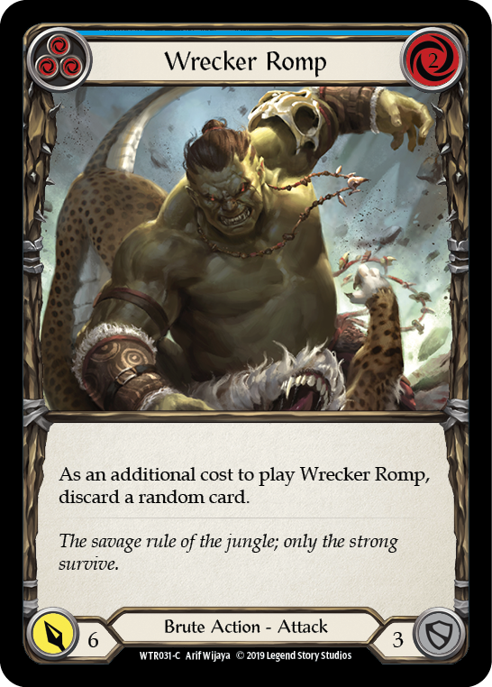 Card image of Wrecker Romp (Blue)