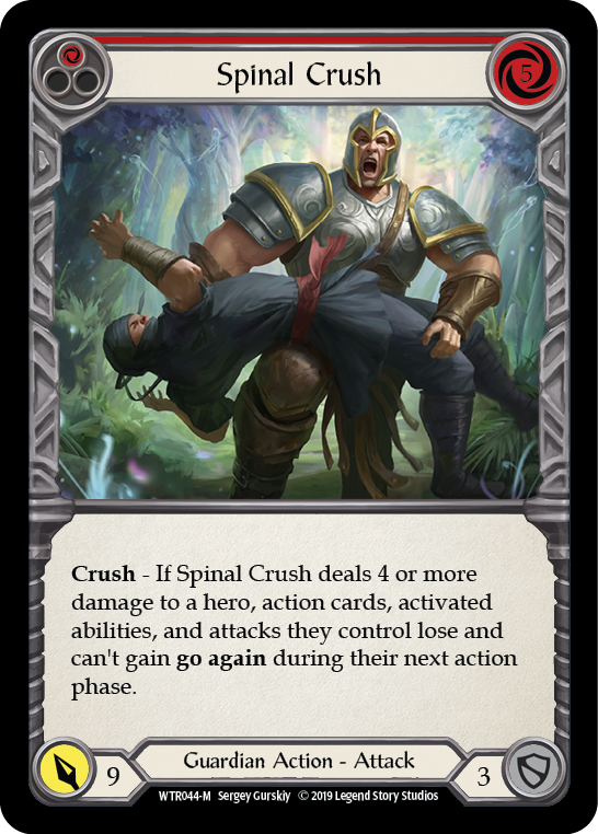 Card image of Spinal Crush (Red)