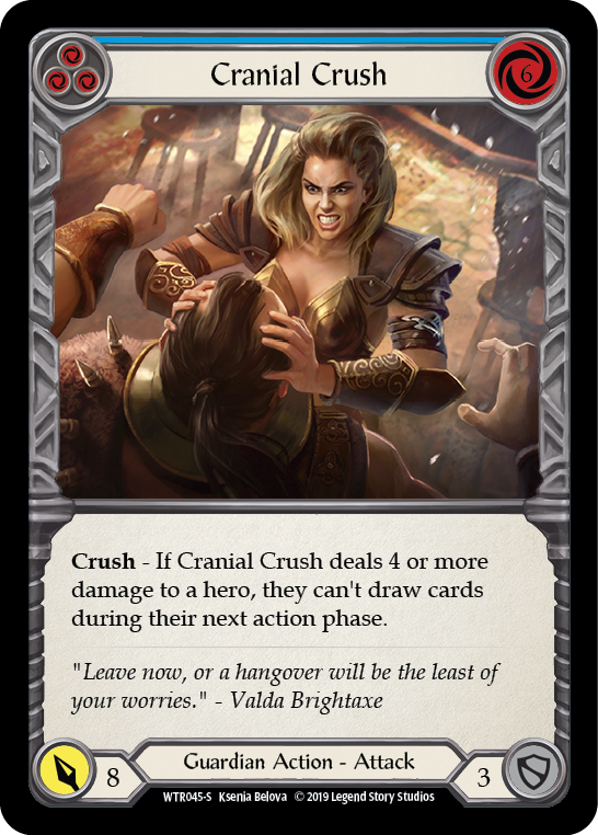 Image of the card for Cranial Crush (Blue)