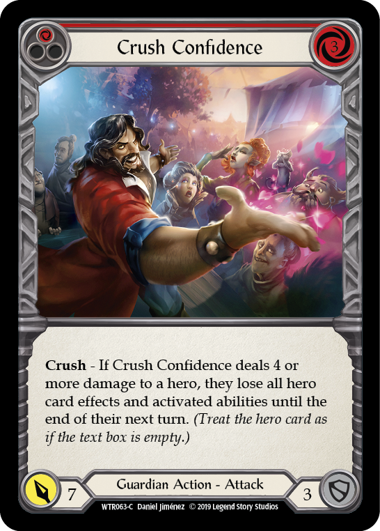 Card image of Crush Confidence (Red)