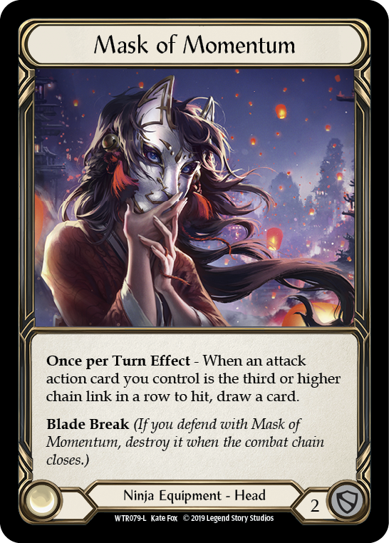 Image of the card for Mask of Momentum