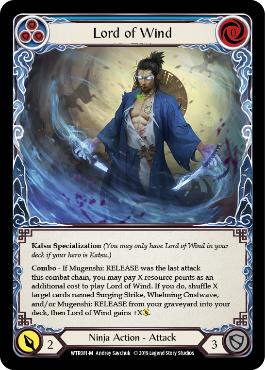 Card image of Lord of Wind (Blue)