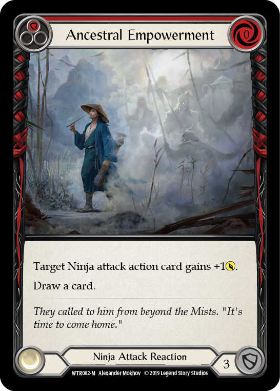 Image of the card for Ancestral Empowerment (Red)