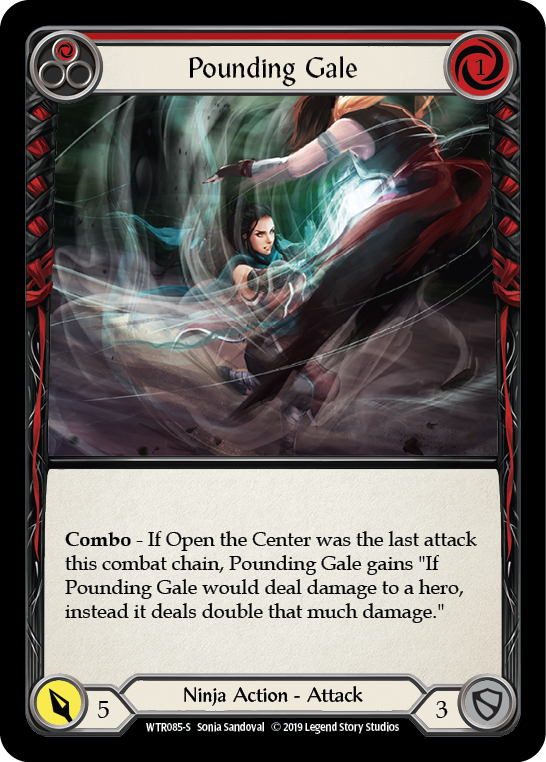 Card image of Pounding Gale (Red)