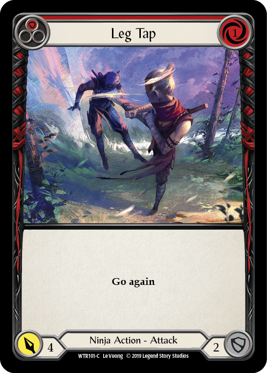 Image of the card for Leg Tap (Red)