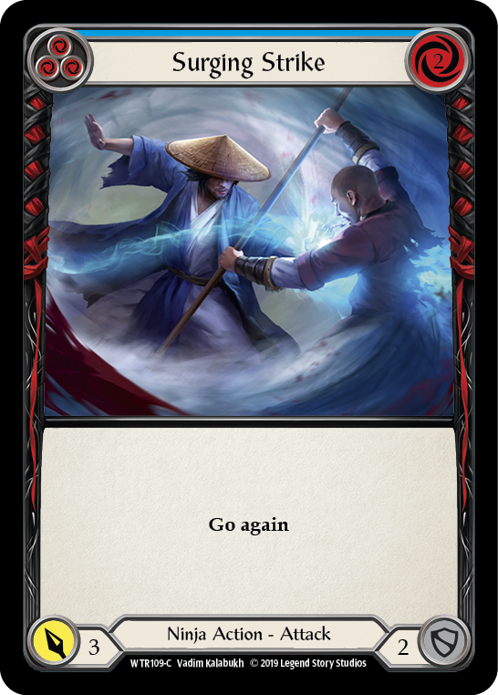 Image of the card for Surging Strike (Blue)