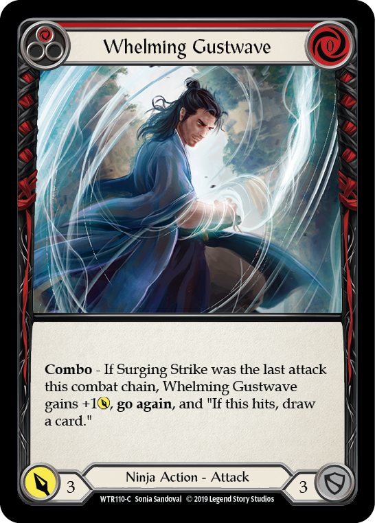 Image of the card for Whelming Gustwave (Red)