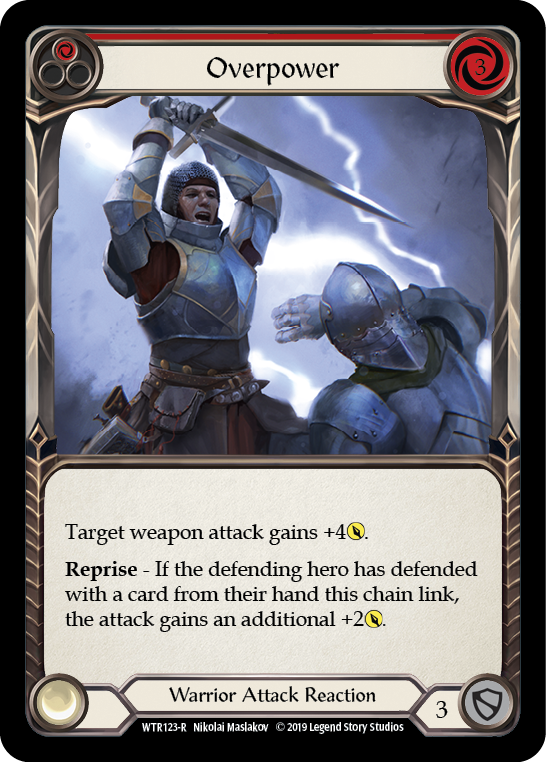 Card image of Overpower (Red)