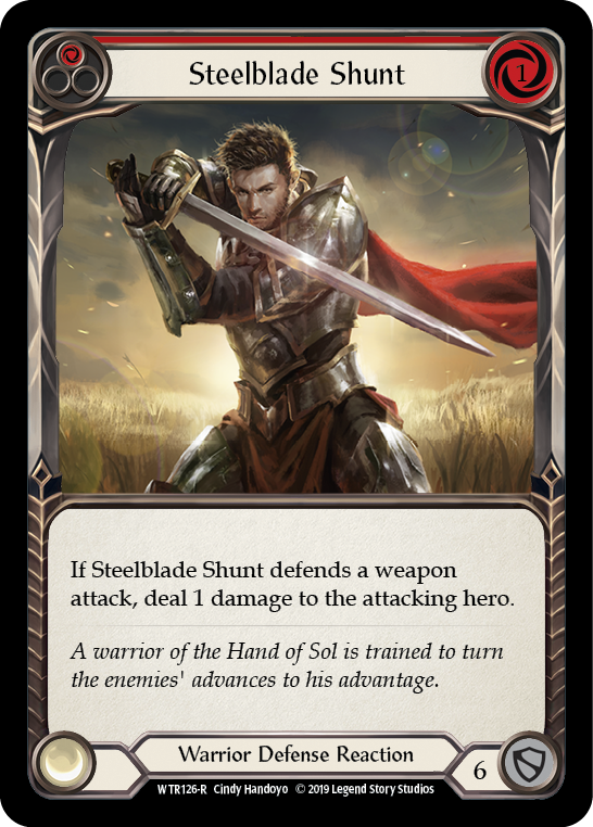 Card image of Steelblade Shunt (Red)