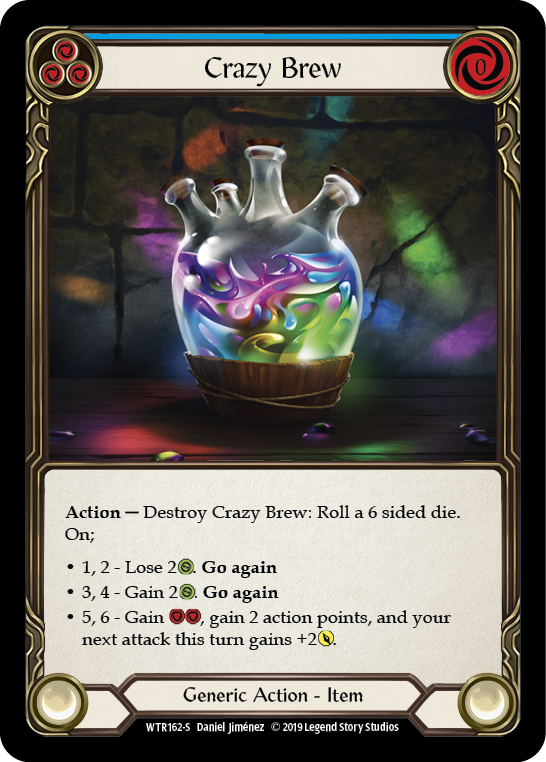 Image of the card for Crazy Brew (Blue)