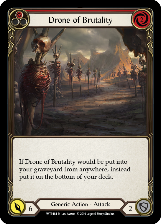 Image of the card for Drone of Brutality (Red)