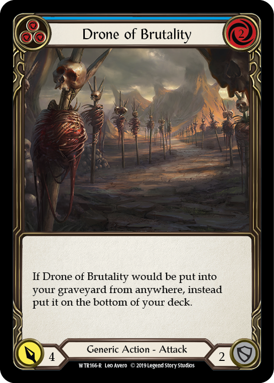 Card image of Drone of Brutality (Blue)