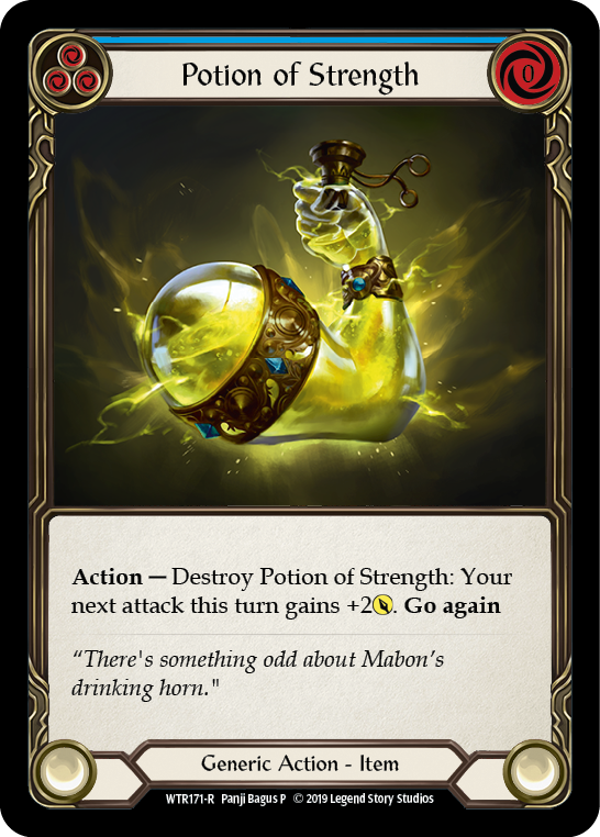 Card image of Potion of Strength (Blue)