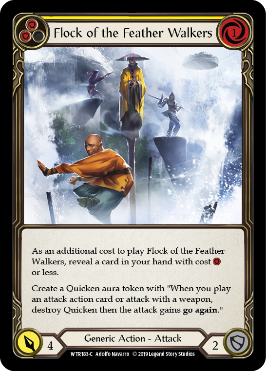 Image of the card for Flock of the Feather Walkers (Yellow)