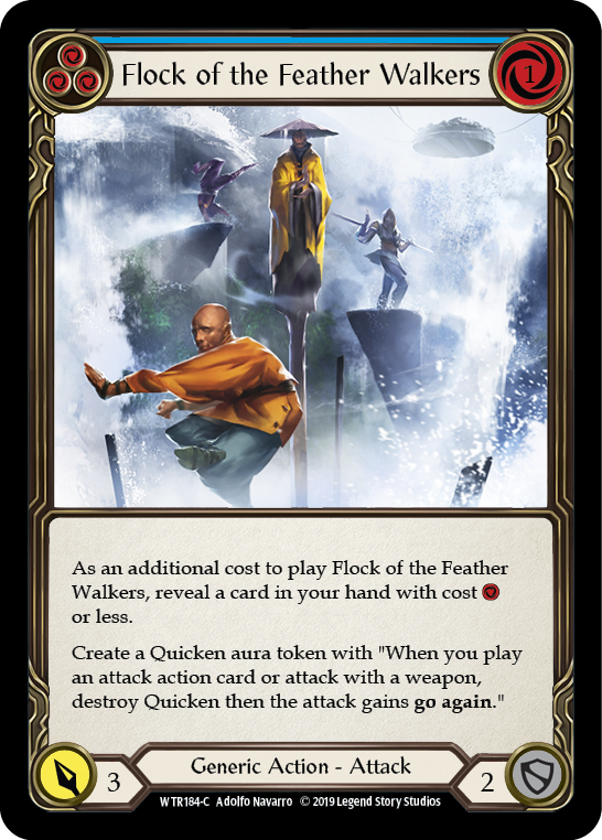 Image of the card for Flock of the Feather Walkers (Blue)