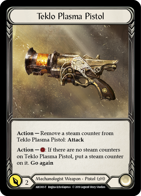 Image of the card for Teklo Plasma Pistol