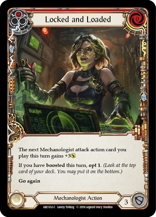 Card image of Locked and Loaded (Red)