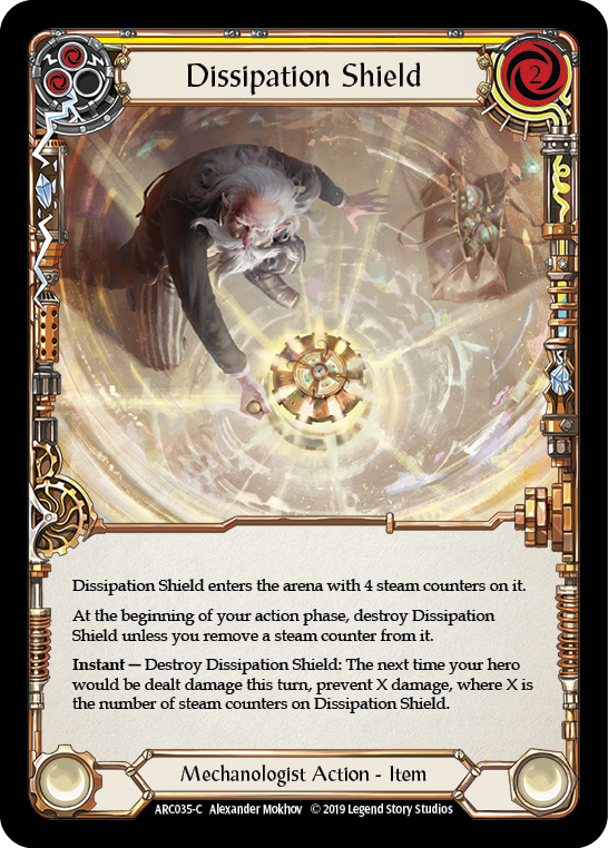 Image of the card for Dissipation Shield (Yellow)