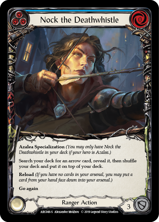 Card image of Nock the Deathwhistle (Blue)